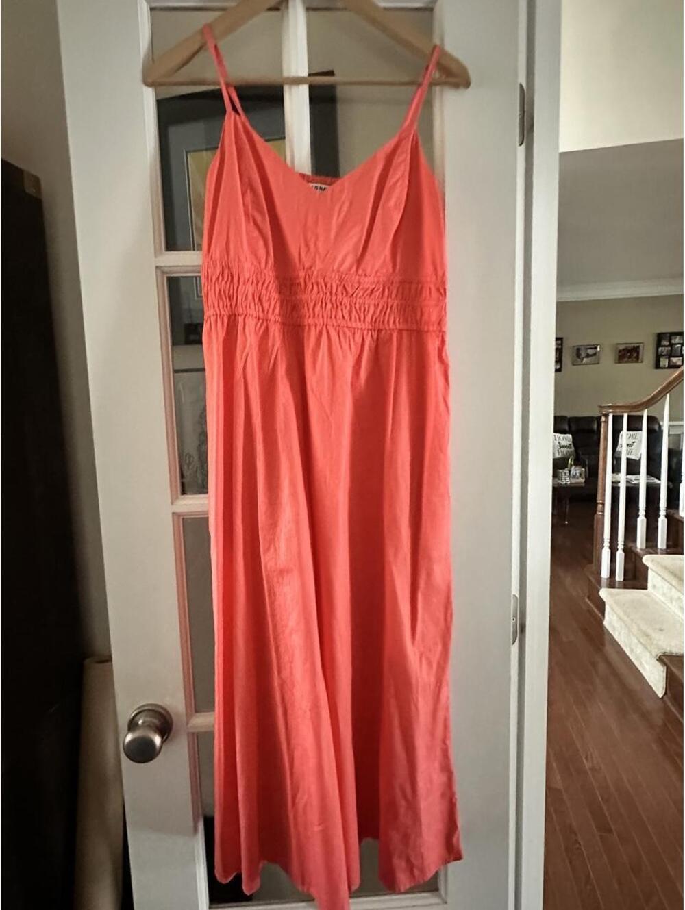 Old Navy Women's Orange and Red Dress